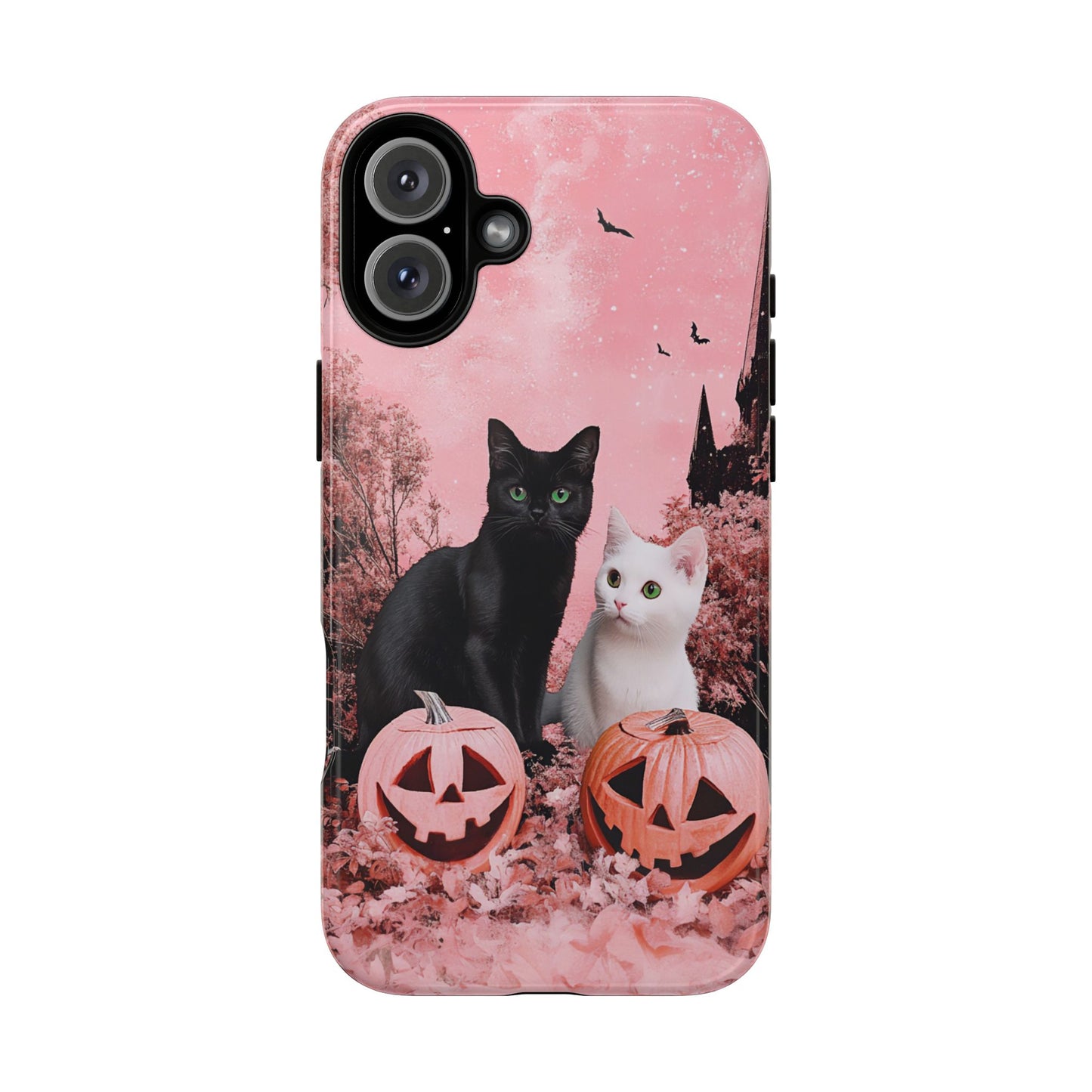 Retro Fall Kitties Impact Resistant Phone Case