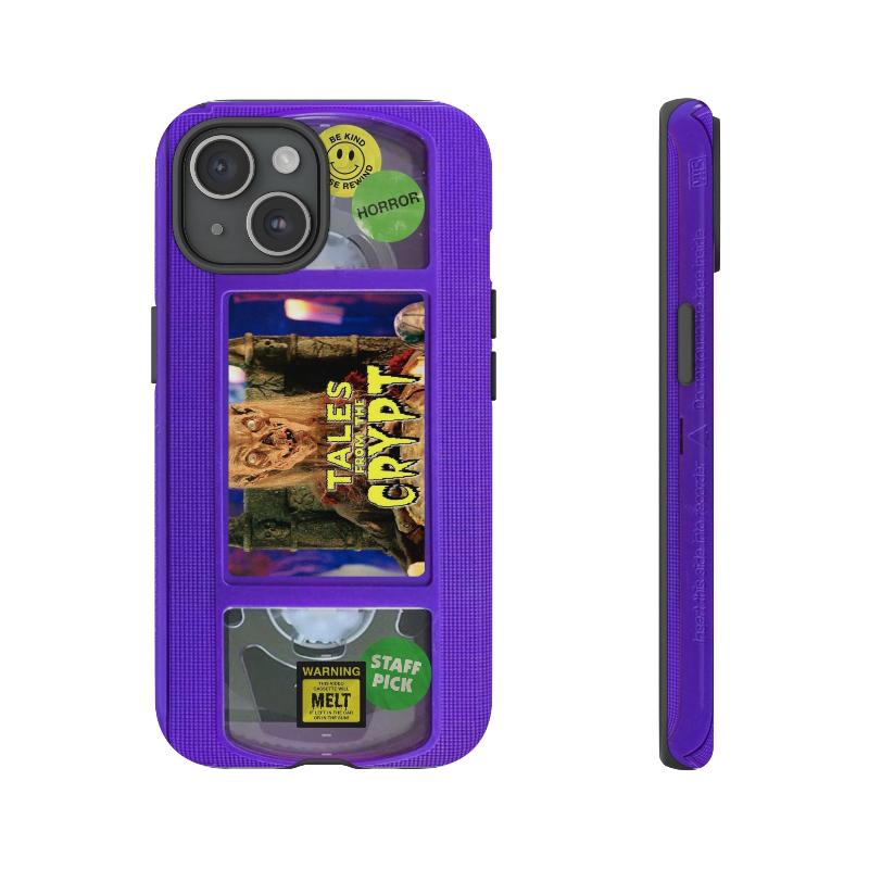 Tales Purple Edition Impact Resistant VHS Phone Case