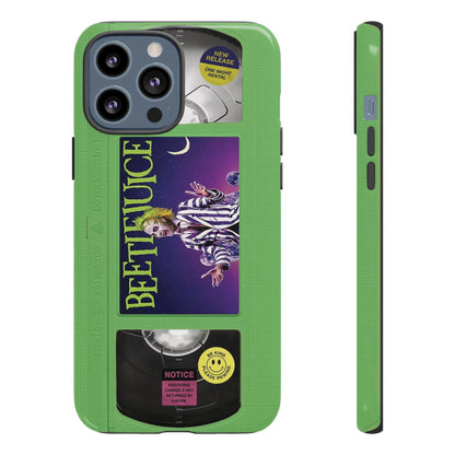 BJ  Limited Edition Green Impact Resistant VHS Phone Case