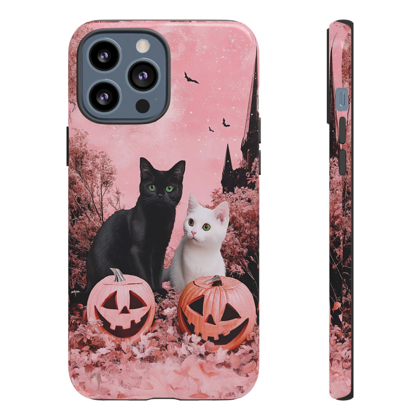 Retro Fall Kitties Impact Resistant Phone Case