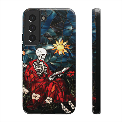 Bookish Skeleton Phone Case