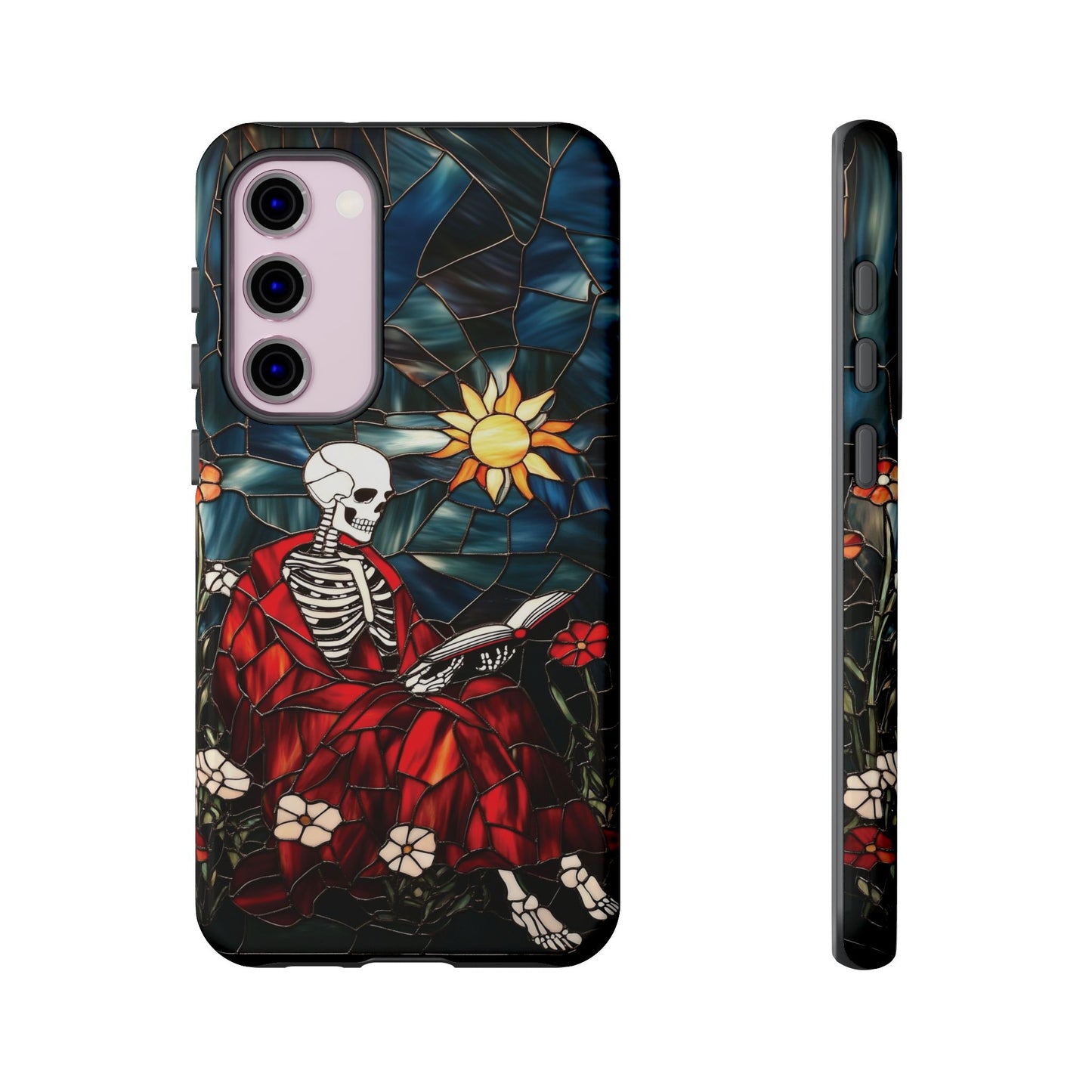 Bookish Skeleton Phone Case