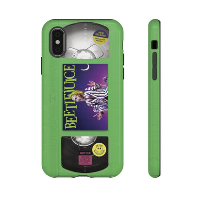 BJ  Limited Edition Green Impact Resistant VHS Phone Case