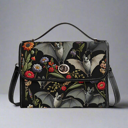 Nocturnal Pollinators Vegan Leather Satchel Bag