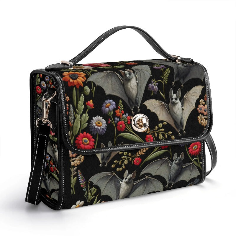 Nocturnal Pollinators Vegan Leather Satchel Bag