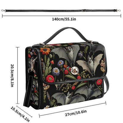 Nocturnal Pollinators Vegan Leather Satchel Bag