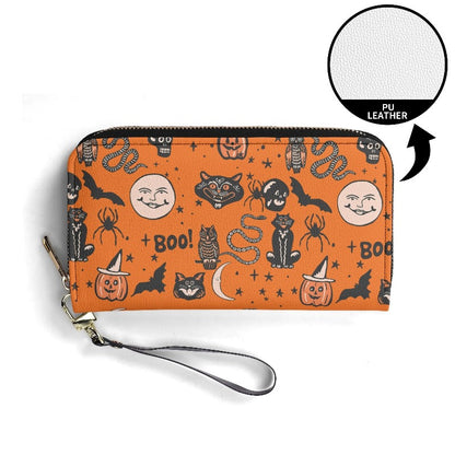 Vintage Halloween Vegan Leather Wallet