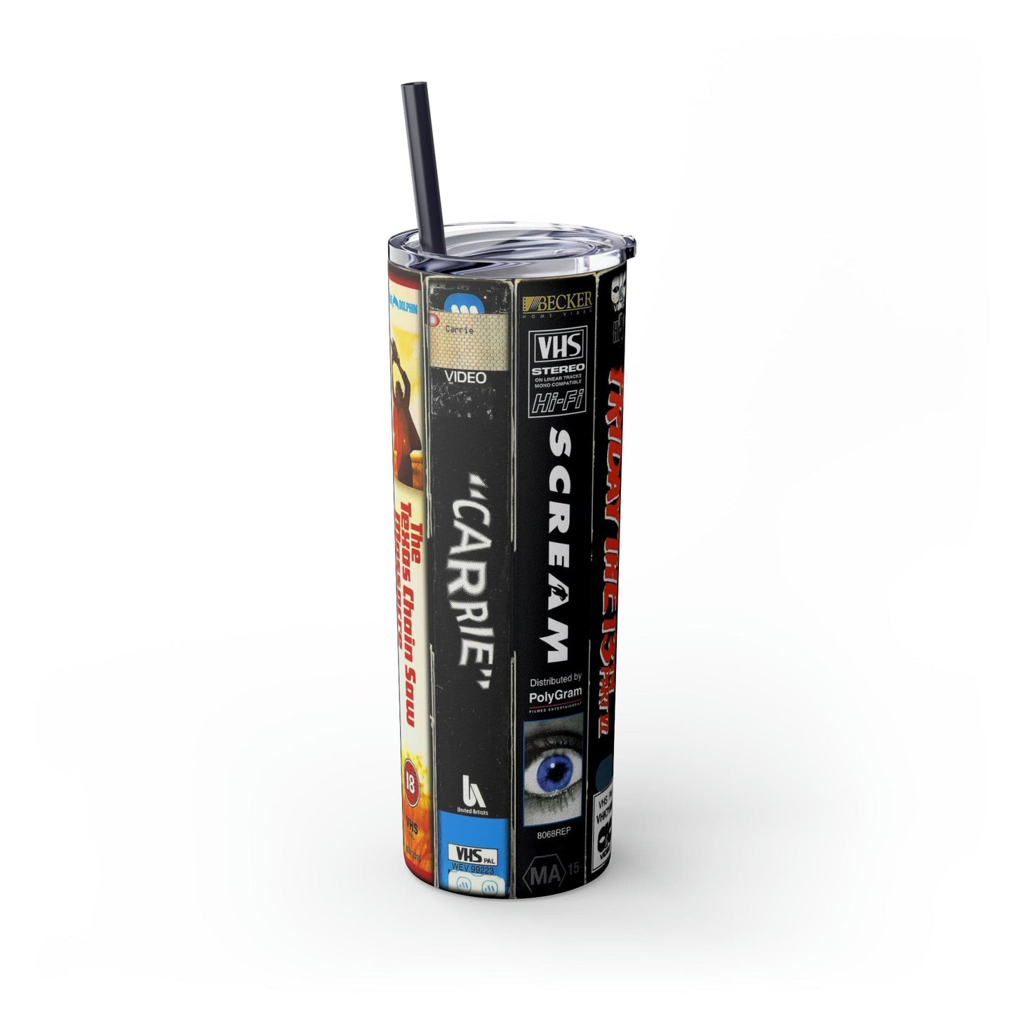 Classics Skinny Tumbler with Straw, 20oz