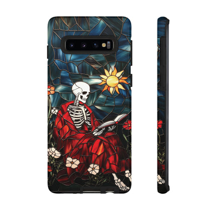 Bookish Skeleton Phone Case