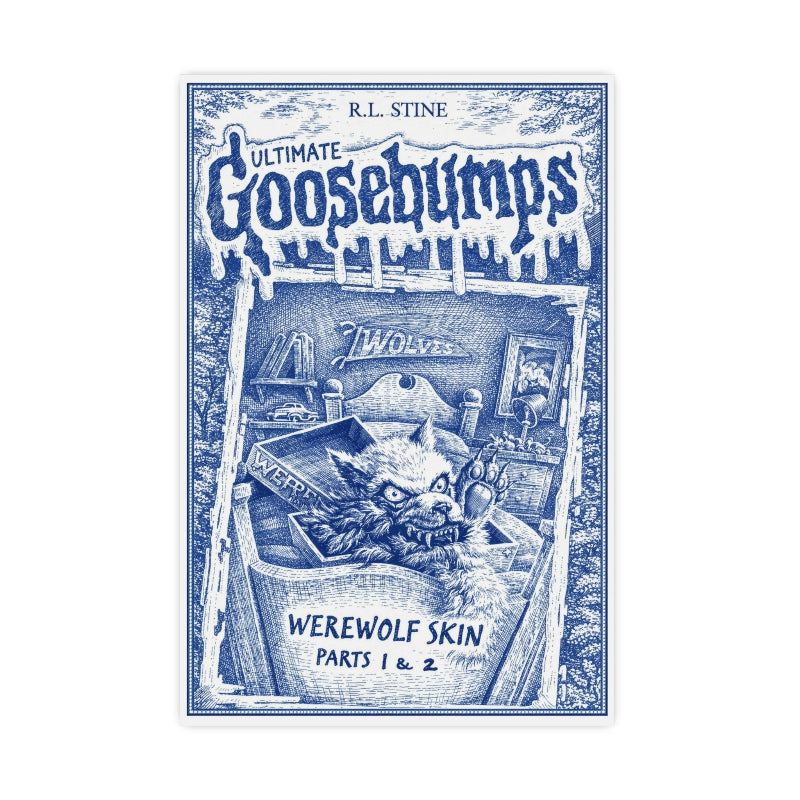 Goosebumps Toile Matte Print
