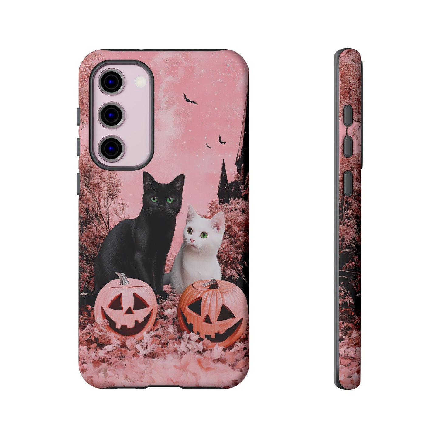 Retro Fall Kitties Impact Resistant Phone Case