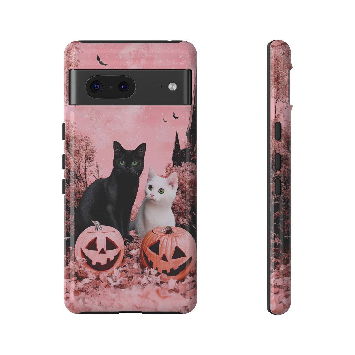 Retro Fall Kitties Impact Resistant Phone Case