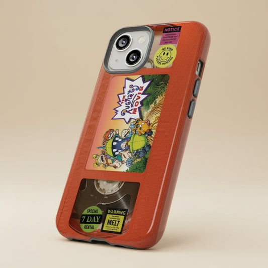 Rugrats Orange Edition VHS Phone Case