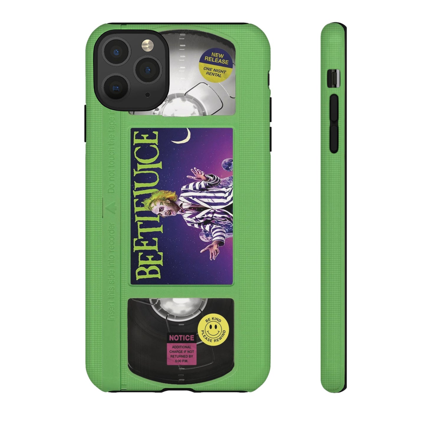 BJ  Limited Edition Green Impact Resistant VHS Phone Case