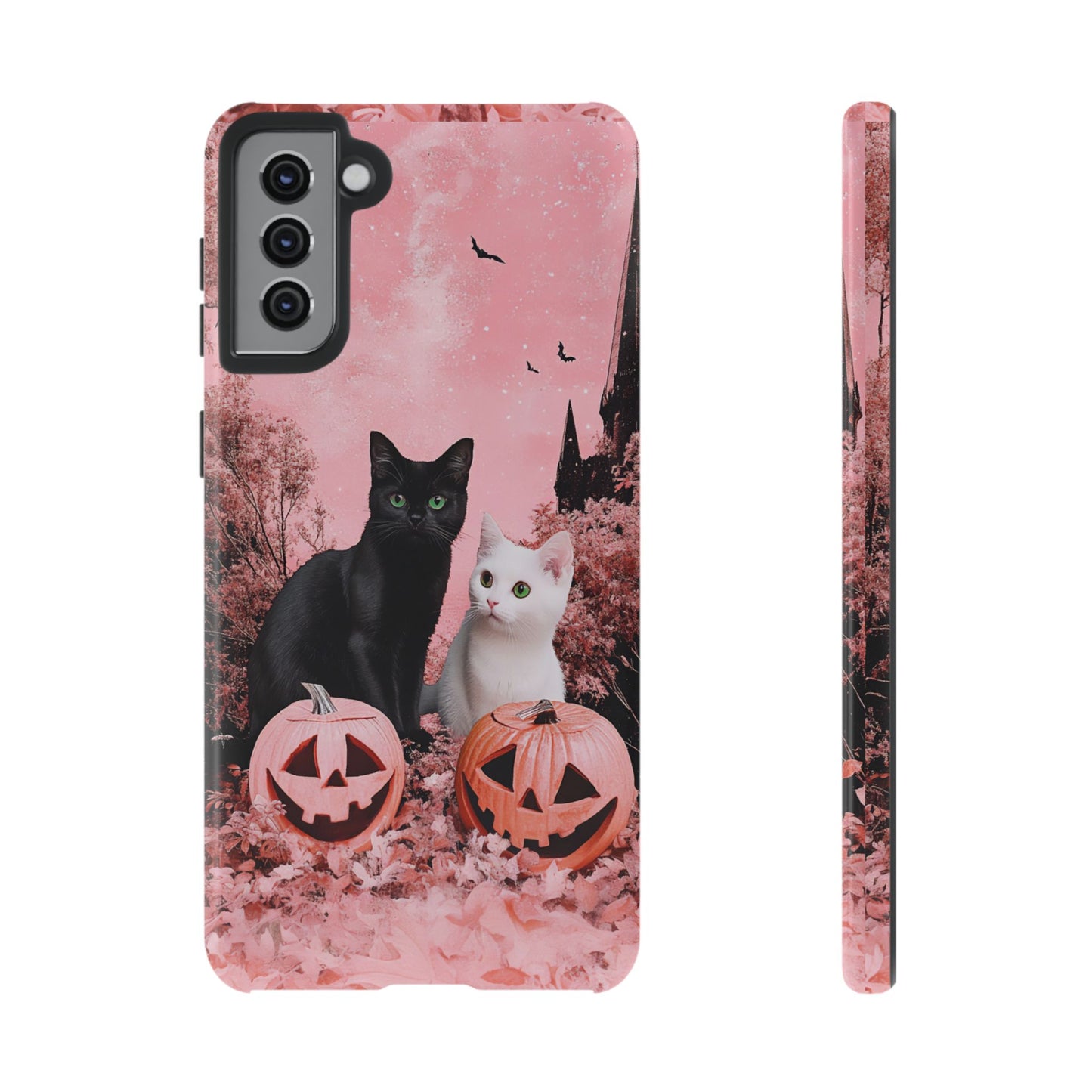 Retro Fall Kitties Impact Resistant Phone Case