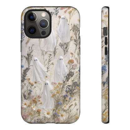 Pressed Floral Ghost Impact Resistant Phone Case