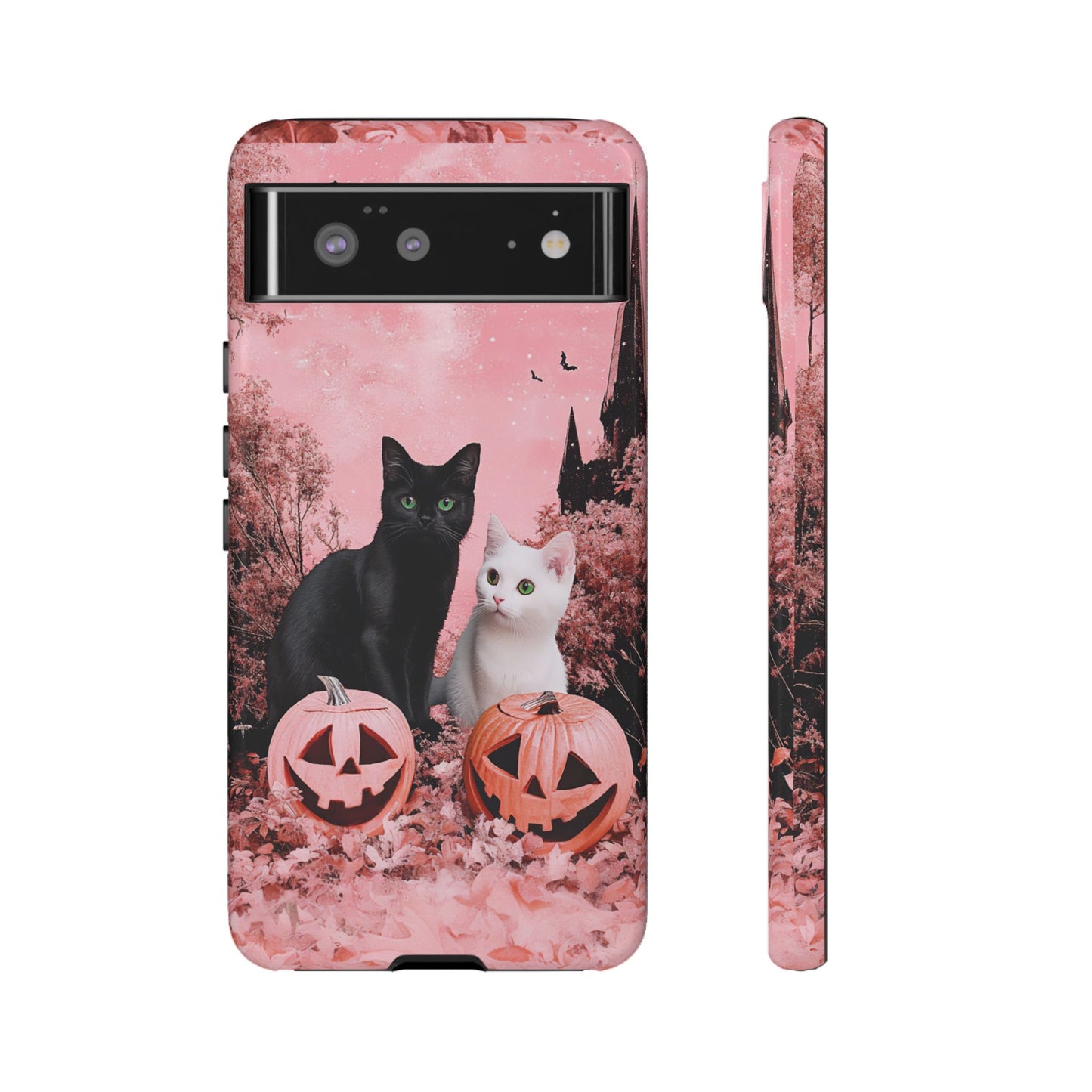 Retro Fall Kitties Impact Resistant Phone Case