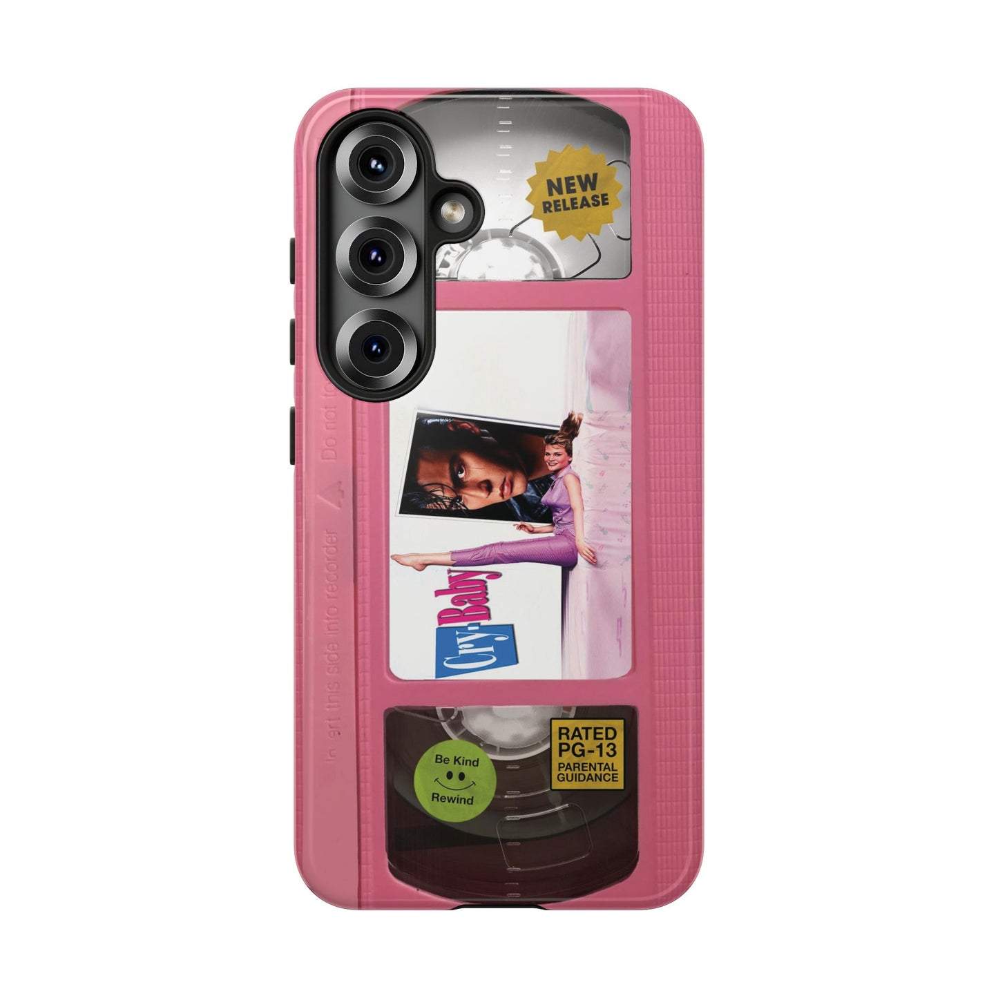 Cry Baby Pink Limited Edition Impact Resistant Vhs Phone Case
