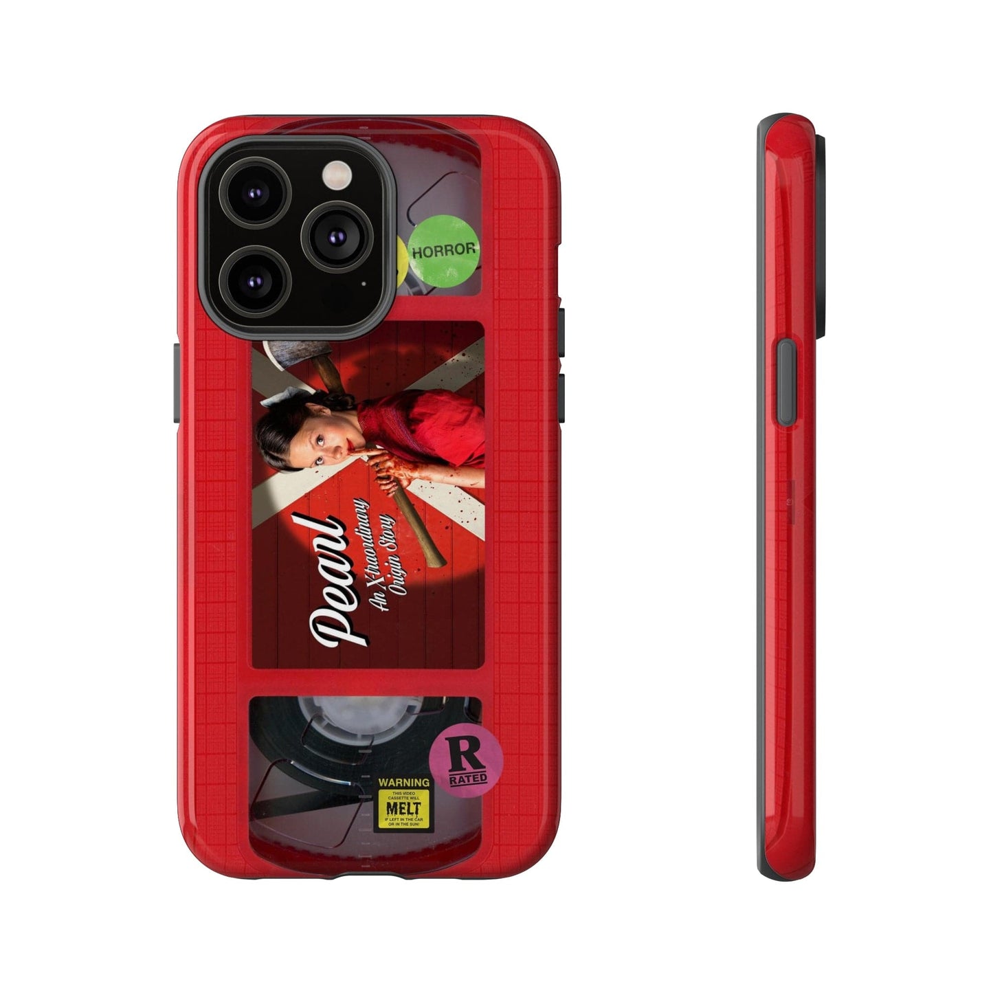 Pearl Red Edition Impact Resistant VHS Phone Case