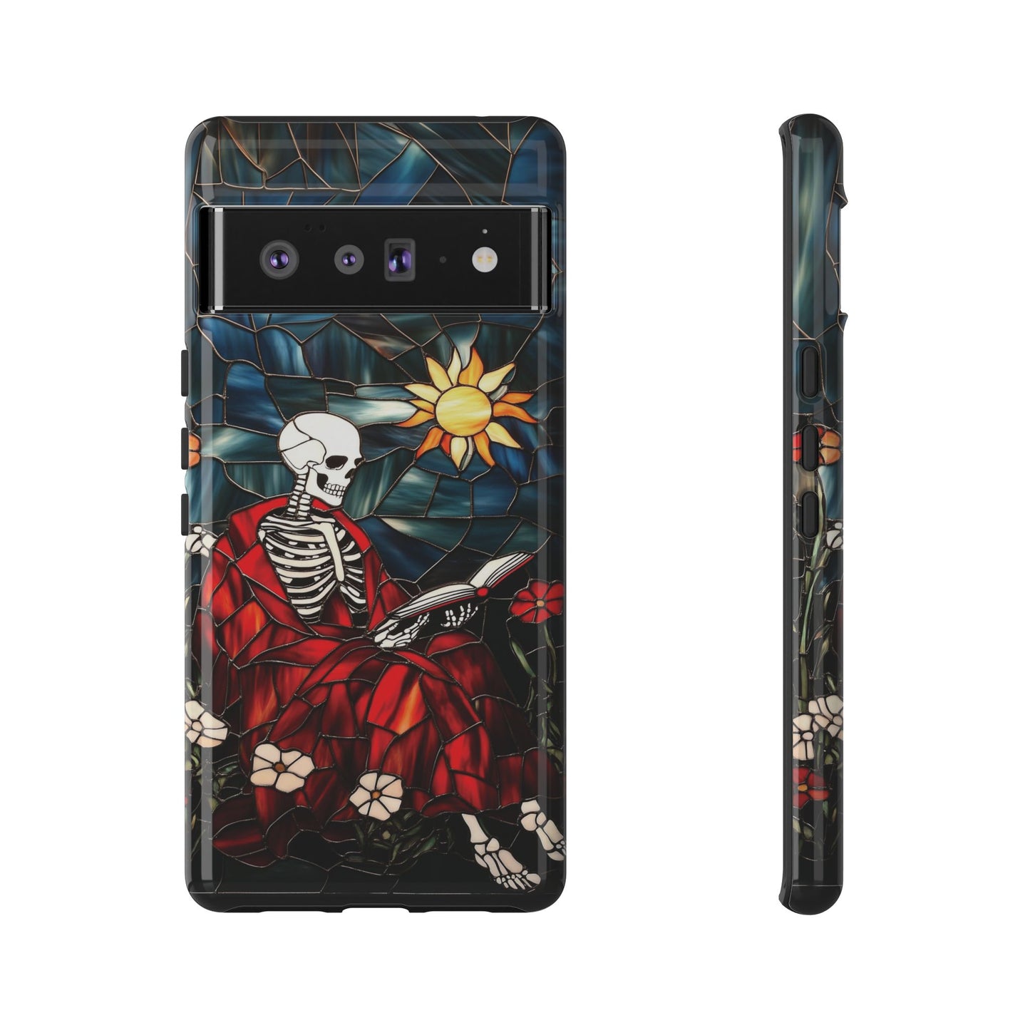 Bookish Skeleton Phone Case