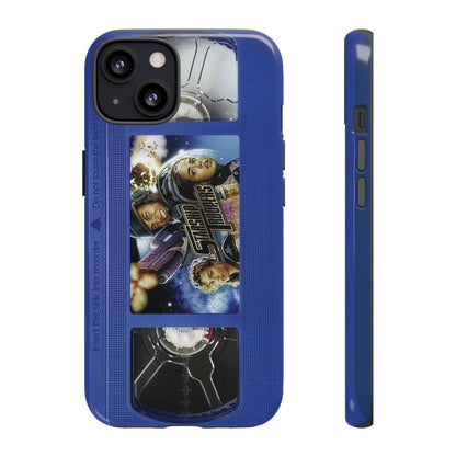 Starship Troopers Blue Impact Resistant VHS Phone Case