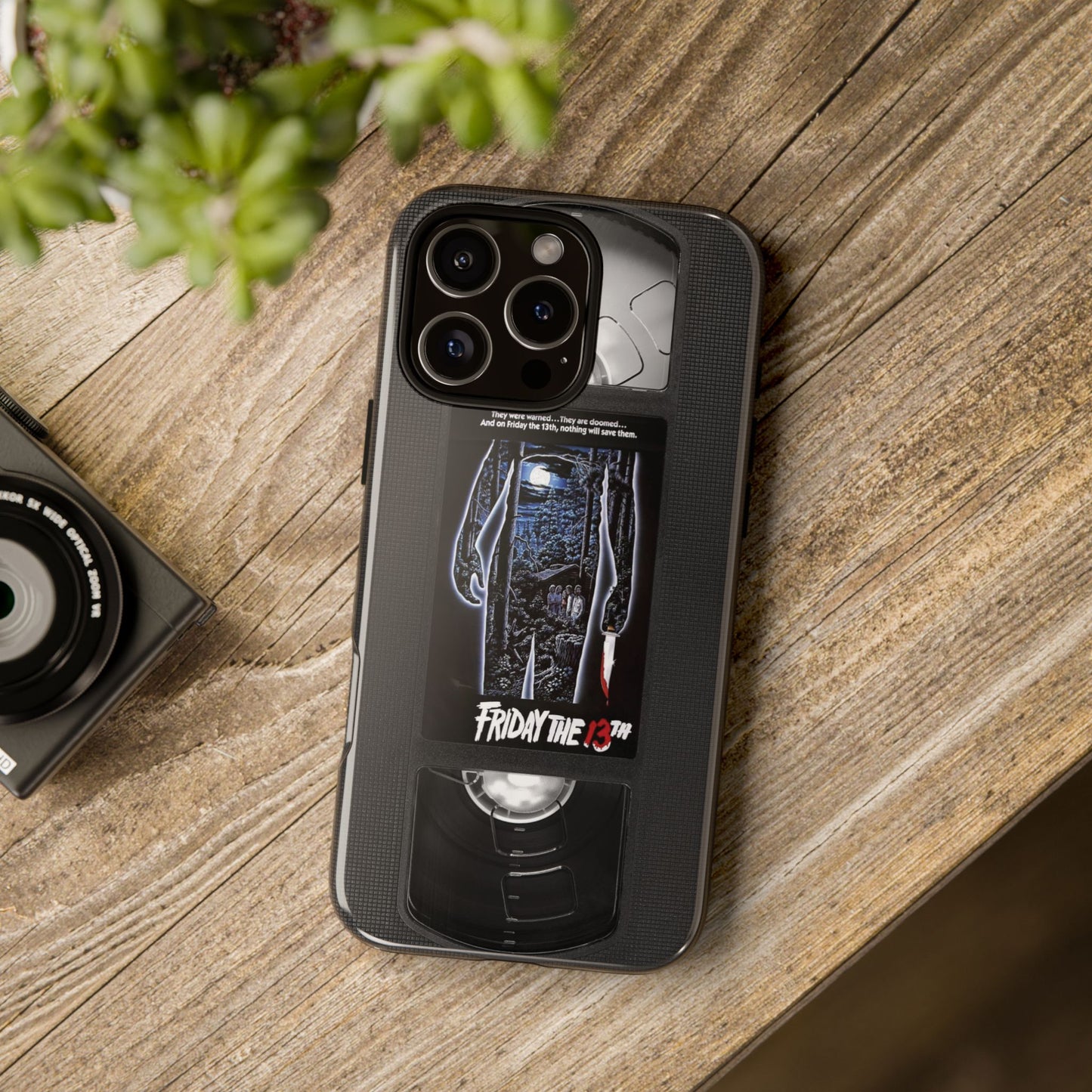 Friday XIII Impact Resistant VHS Phone Case