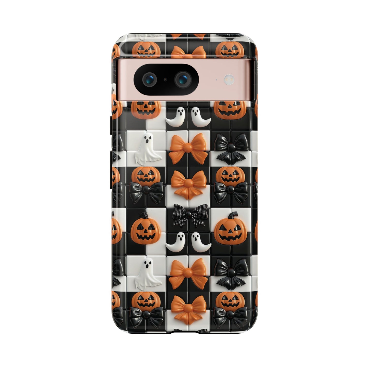 Coquette Puff Paint Effect Impact Resistant Phone Case