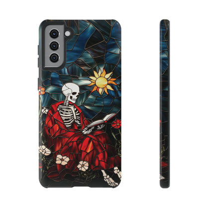 Bookish Skeleton Phone Case