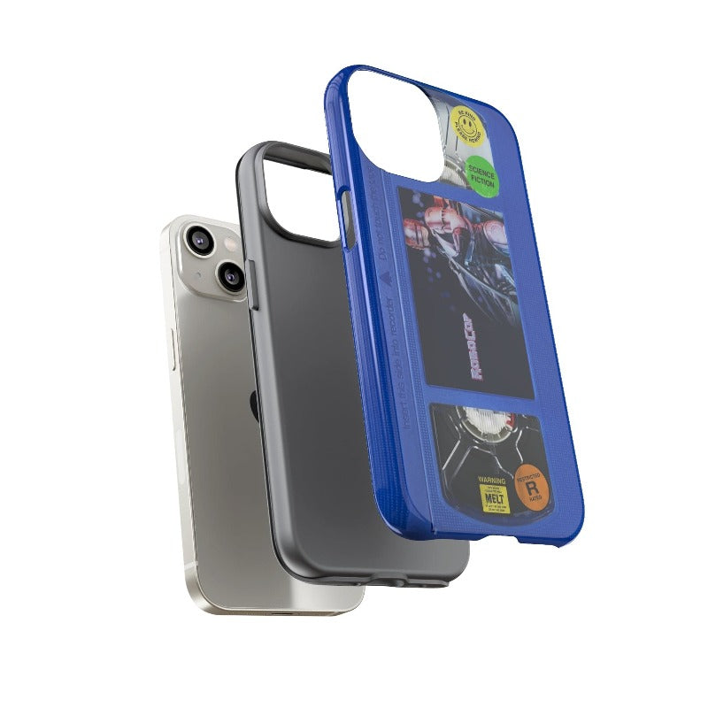 Robo cop Blue Edition VHS Phone Case