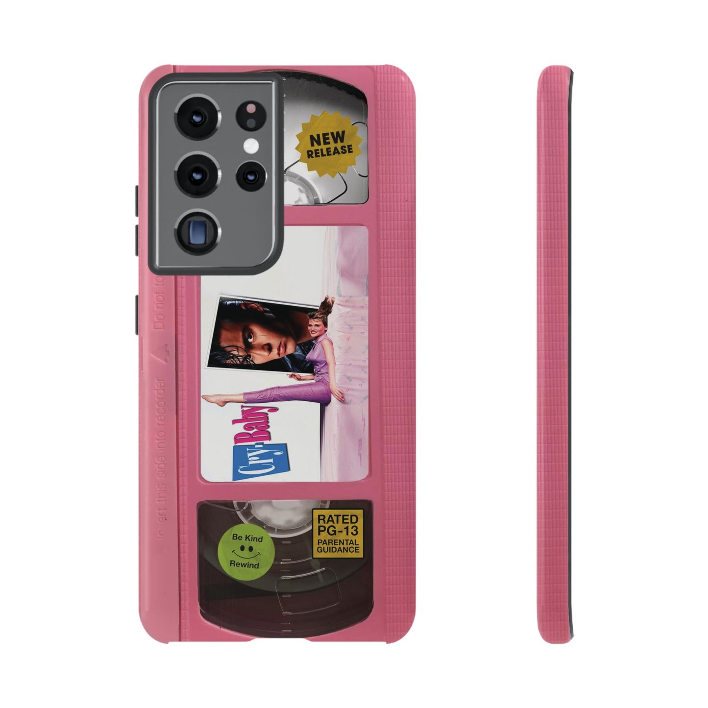 Cry Baby Pink Limited Edition Impact Resistant Vhs Phone Case