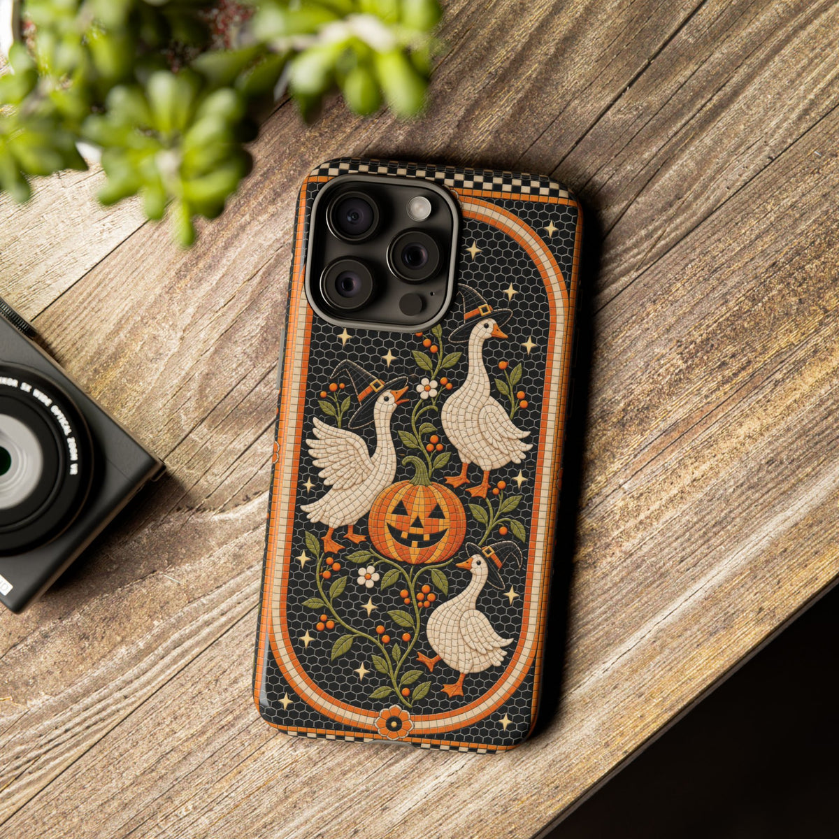 Halloween Goose Impact Resistant Phone Case