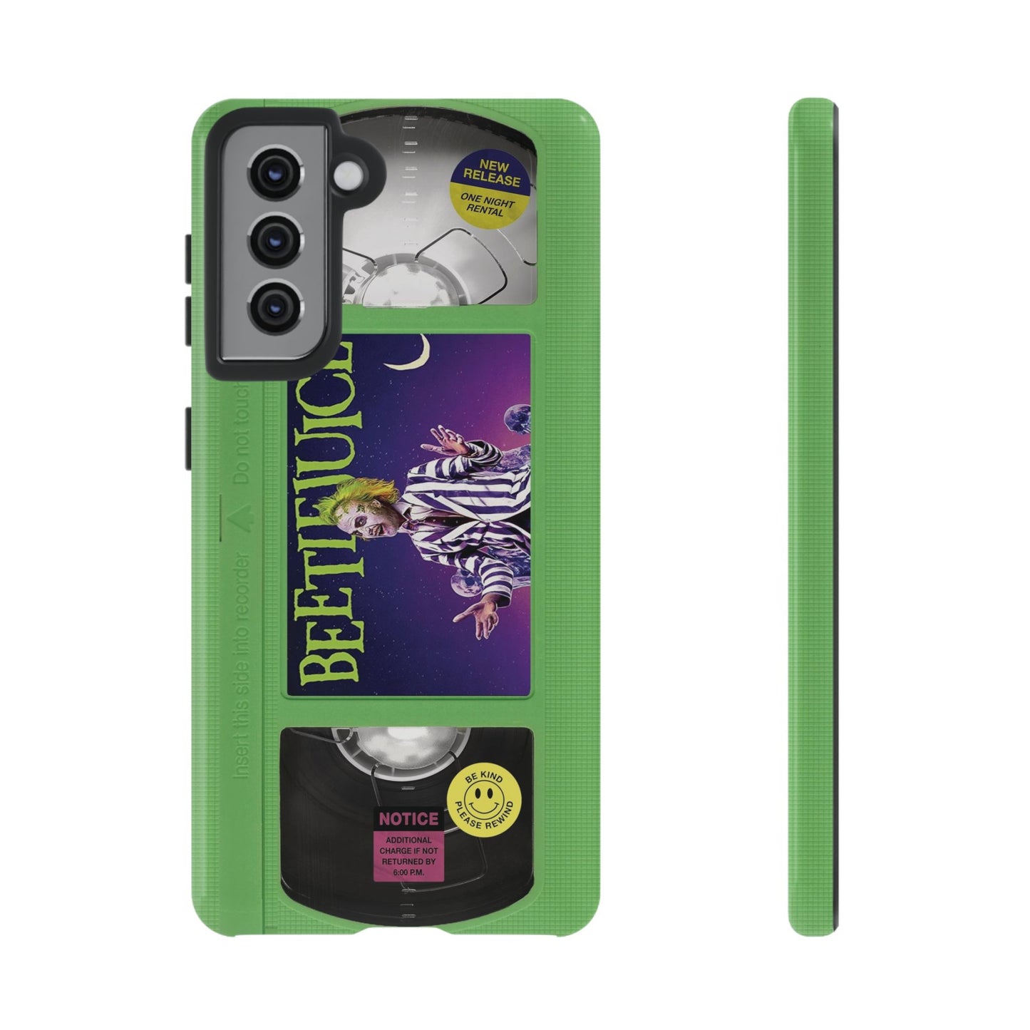 BJ  Limited Edition Green Impact Resistant VHS Phone Case