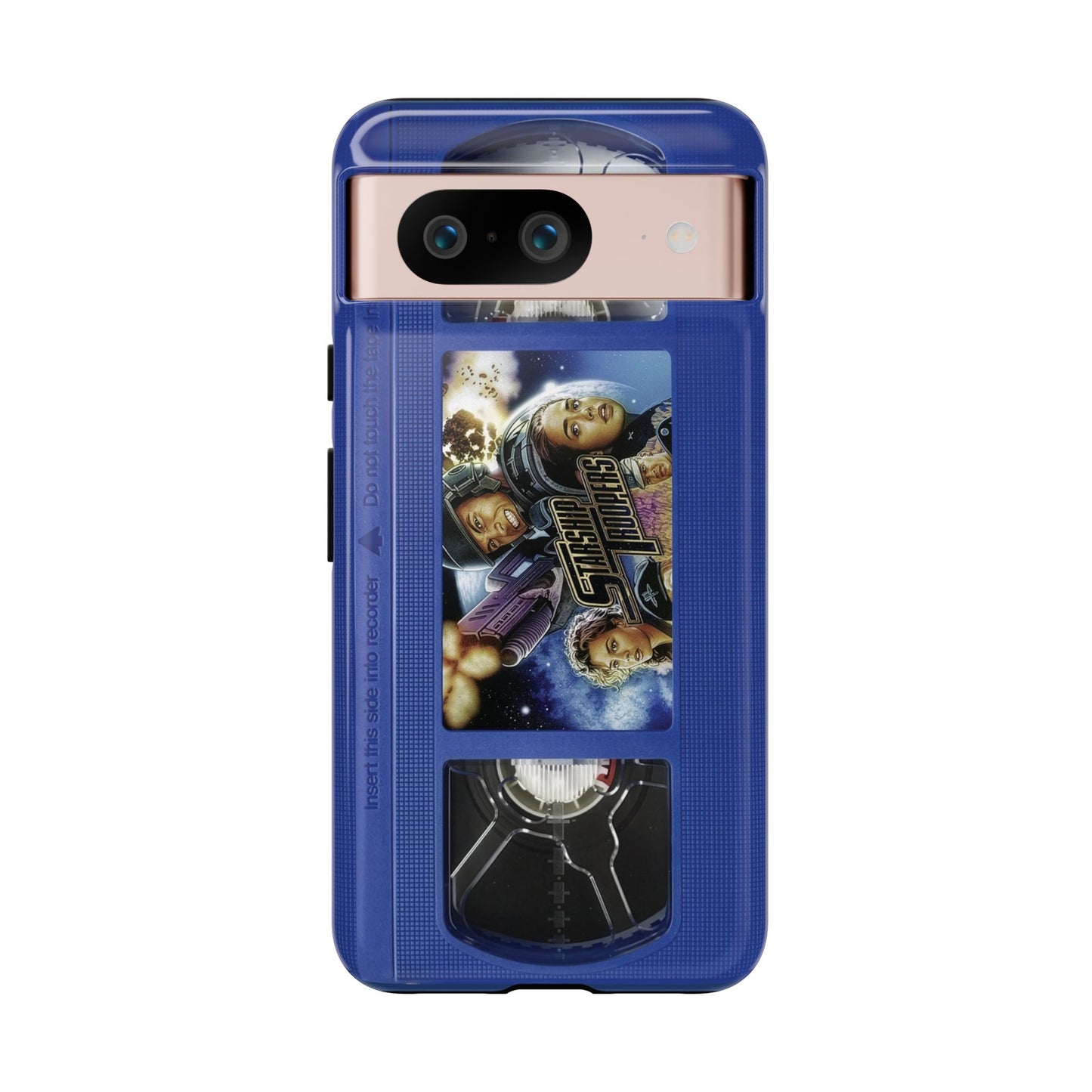 Starship Troopers Blue Impact Resistant VHS Phone Case