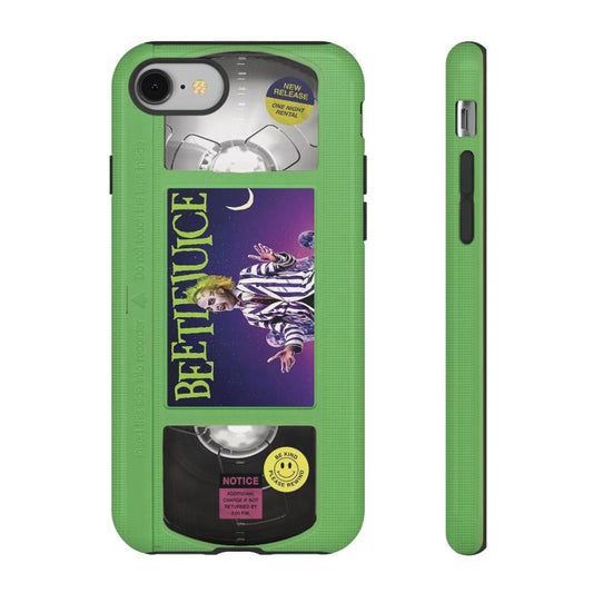 BJ  Limited Edition Green Impact Resistant VHS Phone Case