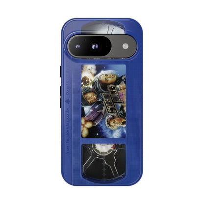 Starship Troopers Blue Impact Resistant VHS Phone Case