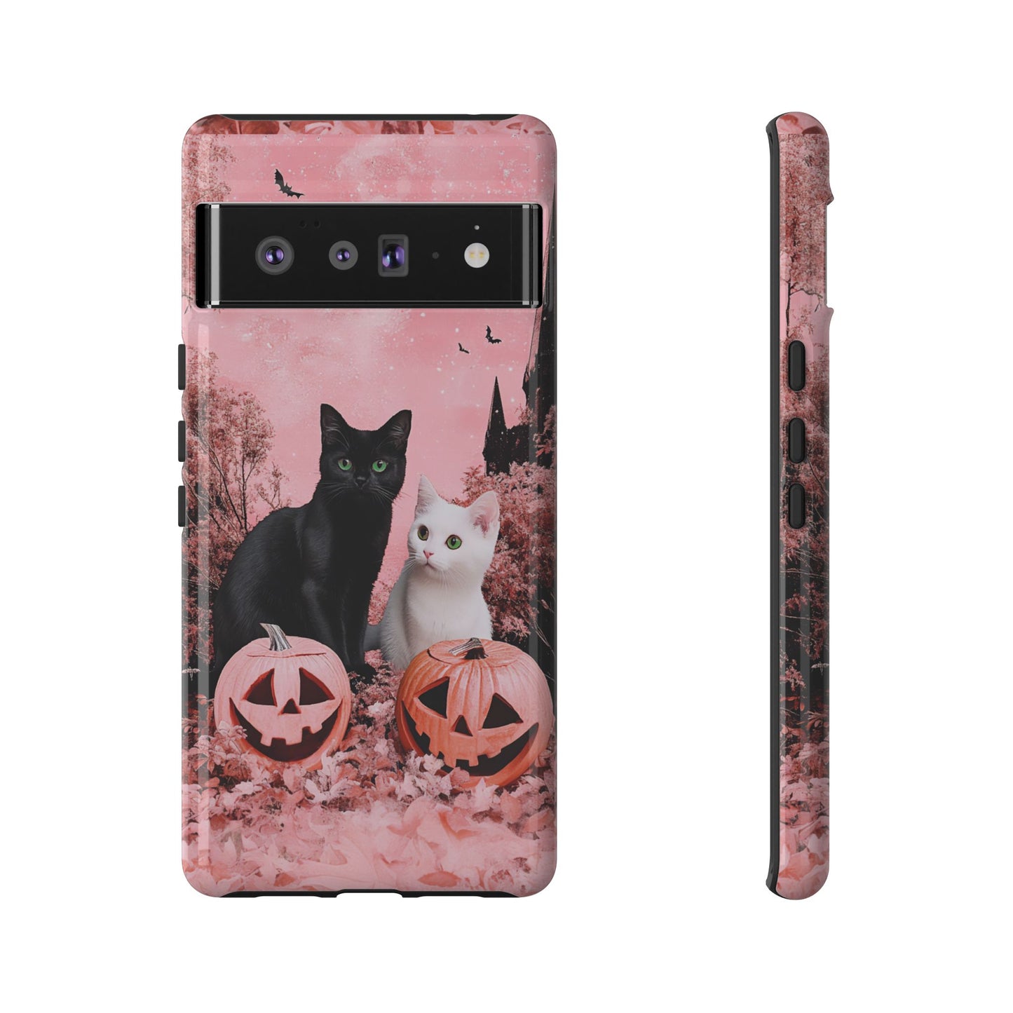 Retro Fall Kitties Impact Resistant Phone Case