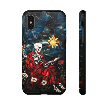 Bookish Skeleton Phone Case