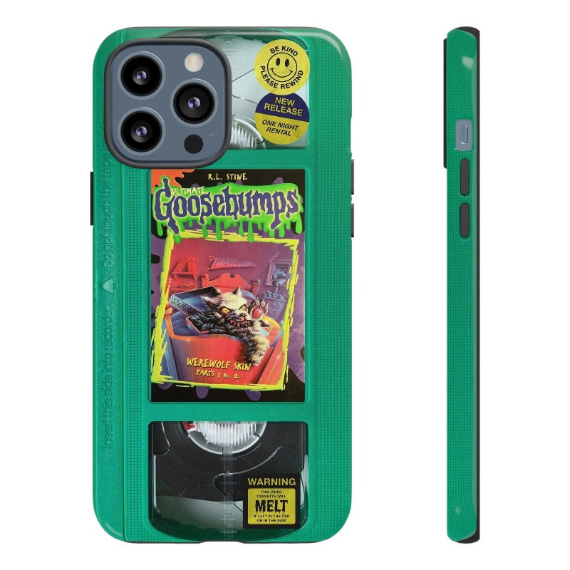 Goosebumps Green VHS Impact Resistant Case
