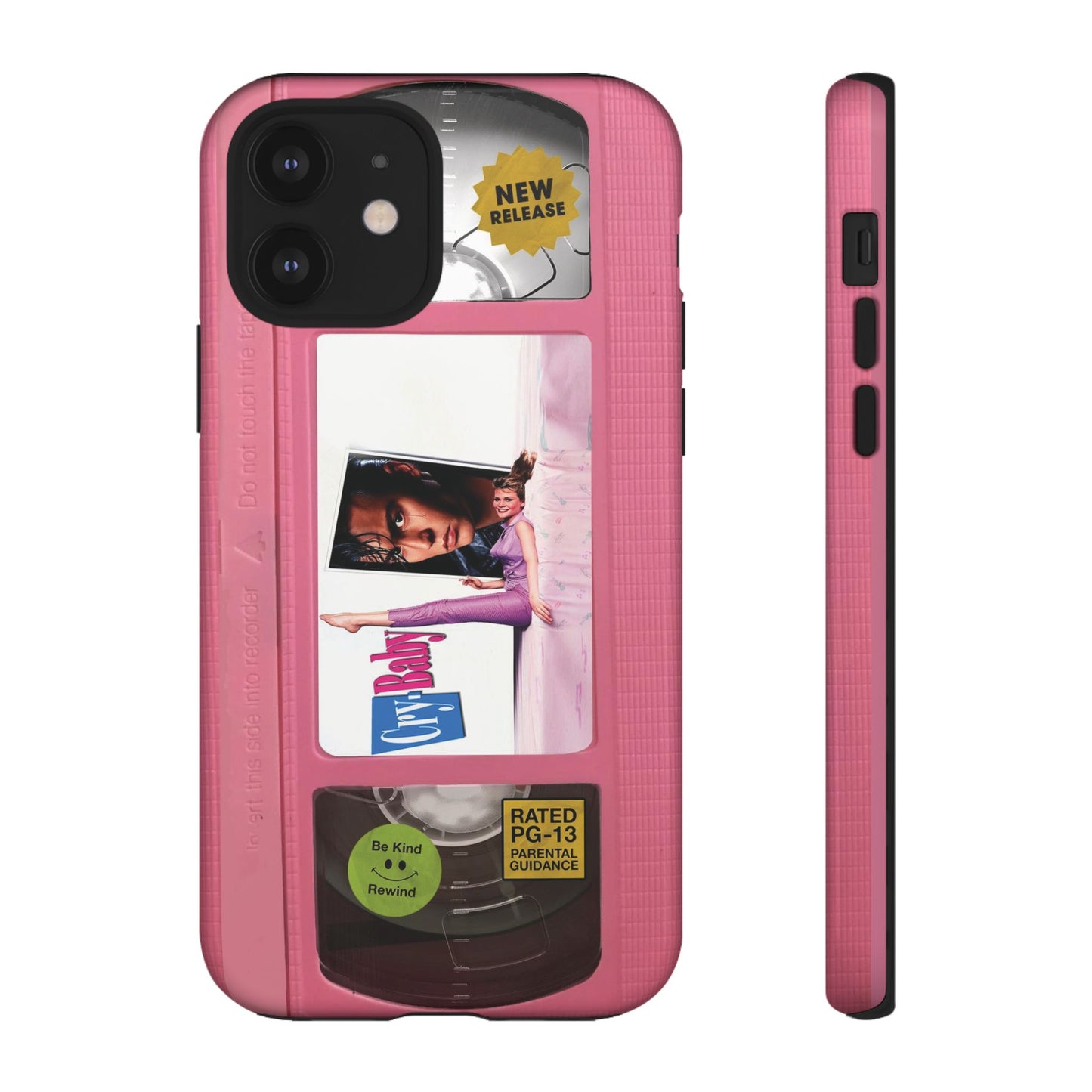 Cry Baby Pink Limited Edition Impact Resistant Vhs Phone Case