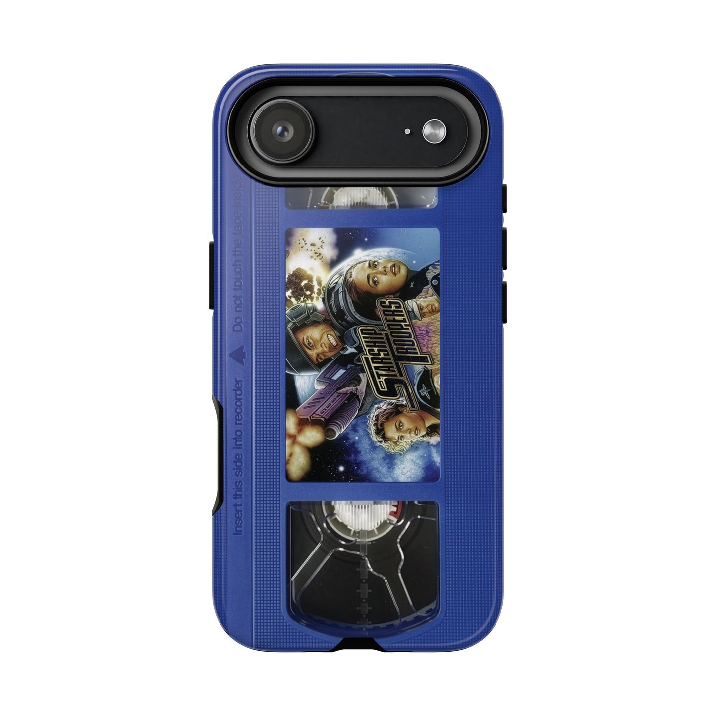 Starship Troopers Blue Impact Resistant VHS Phone Case