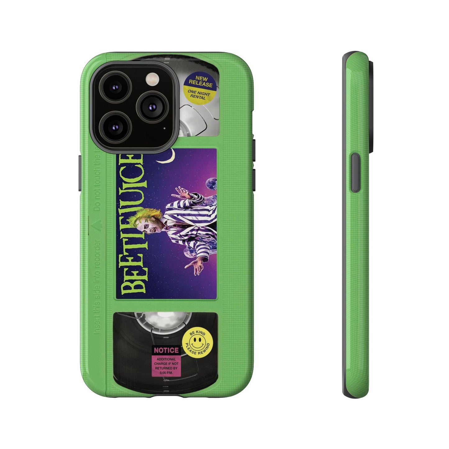 BJ  Limited Edition Green Impact Resistant VHS Phone Case