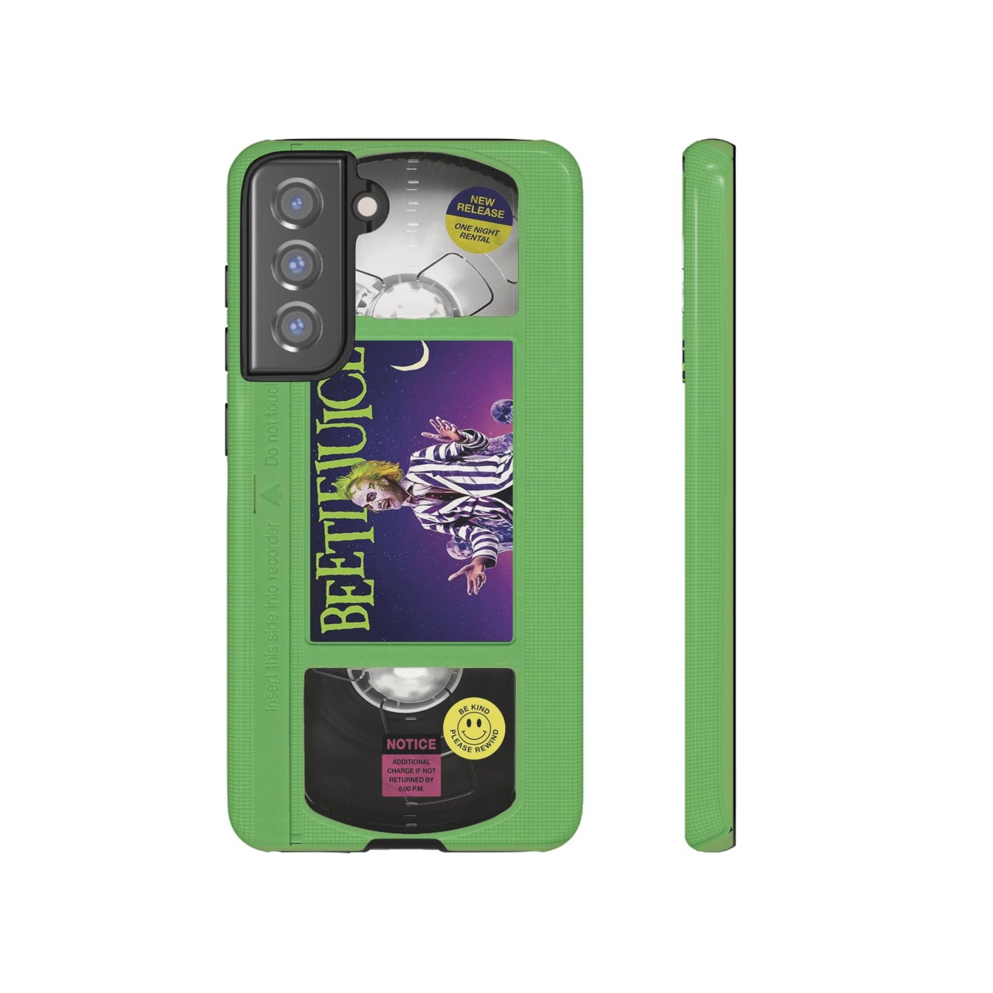 BJ  Limited Edition Green Impact Resistant VHS Phone Case