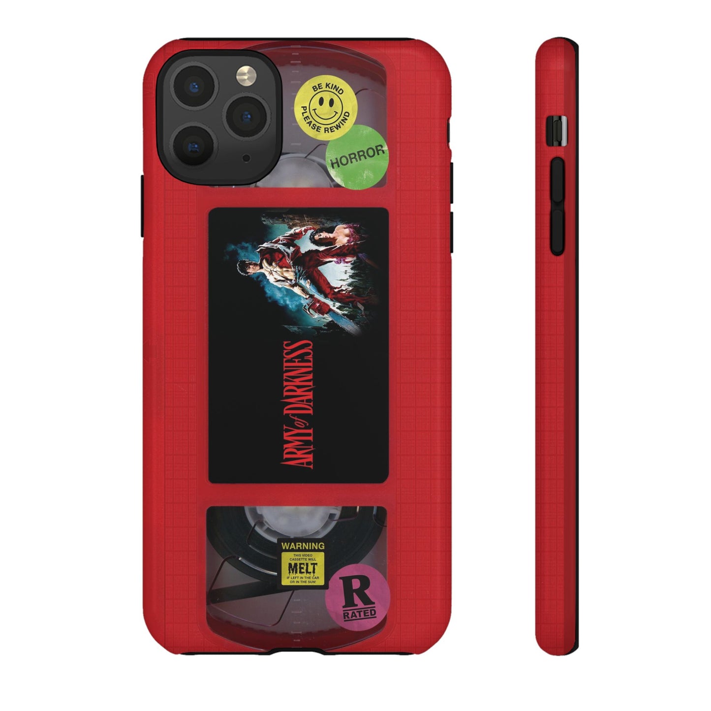 Army of Darkness Red Edition VHS Phone Case