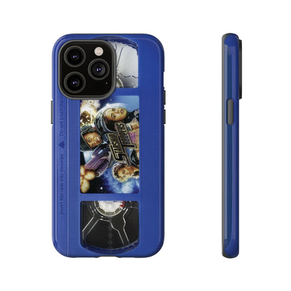 Starship Troopers Blue Impact Resistant VHS Phone Case