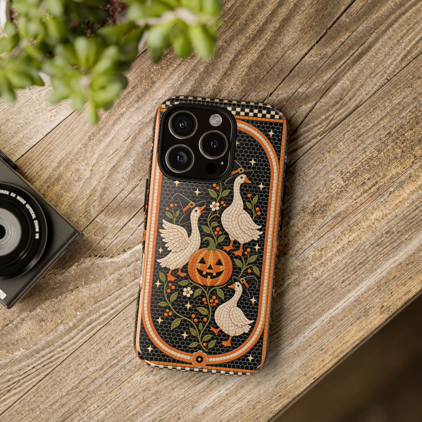 Halloween Goose Impact Resistant Phone Case