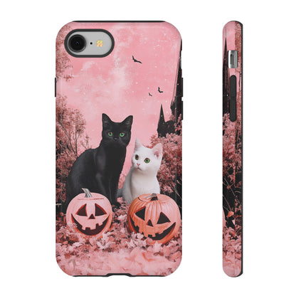 Retro Fall Kitties Impact Resistant Phone Case