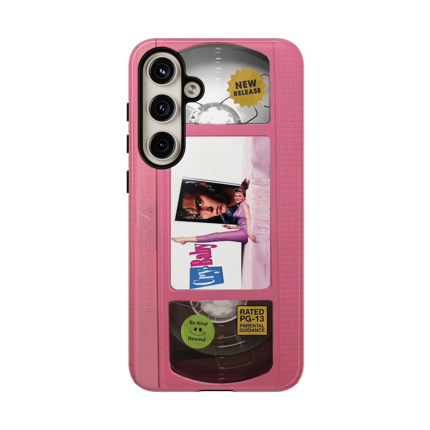 Cry Baby Pink Limited Edition Impact Resistant Vhs Phone Case