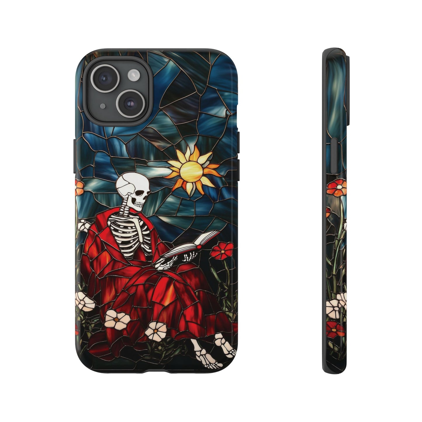 Bookish Skeleton Phone Case