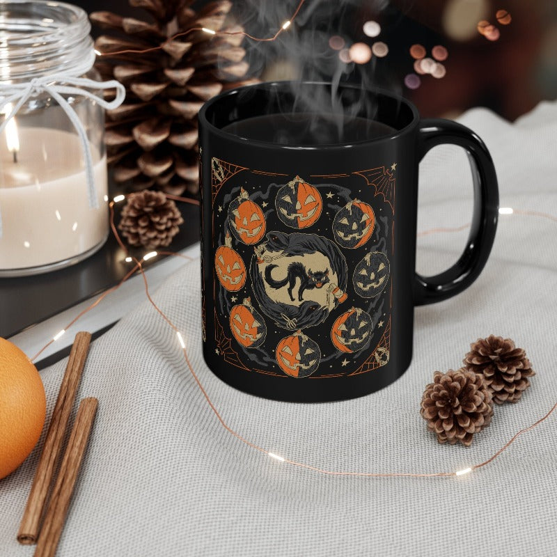 Pumpkin Moon Phase 11 oz Mug