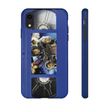 Starship Troopers Blue Impact Resistant VHS Phone Case